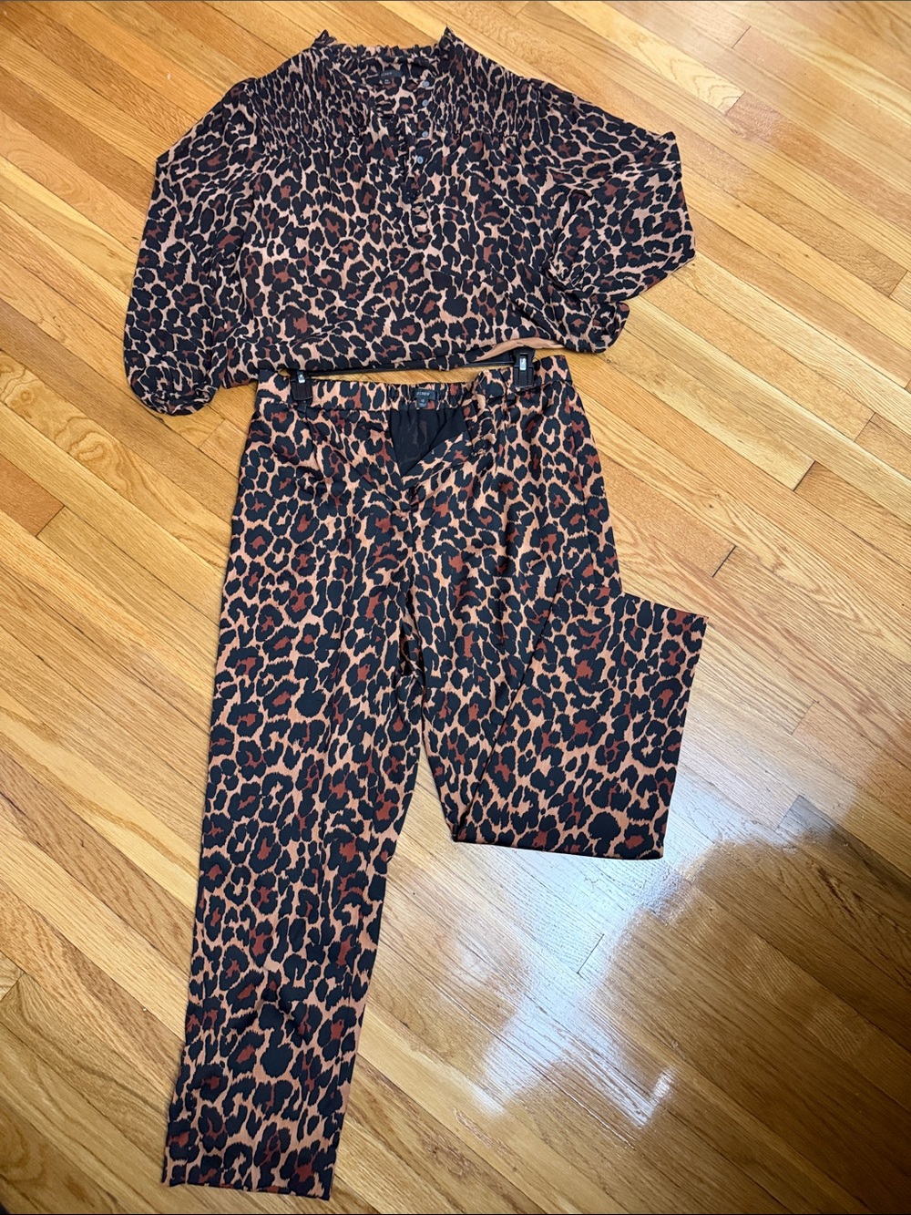 J. Crew Leopard Print set - Black & Brown